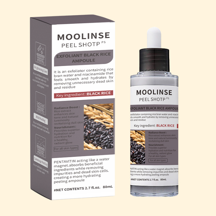 White rice and black rice exfoliating essence